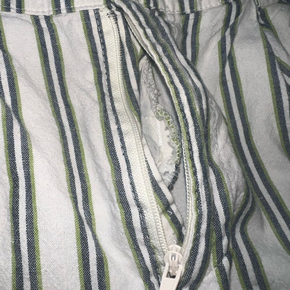 Urban Outfitters Striped Cotton & Linen Blend Women’s Pants size Medium EUC - Picture 5 of 8